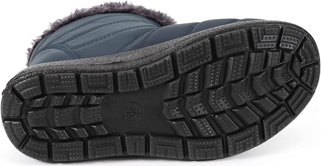 Kinder Winterschuhe Jungen Mädchen Winterstiefel Schneestiefel Wasserdicht Warm gefütterte Schlupfst