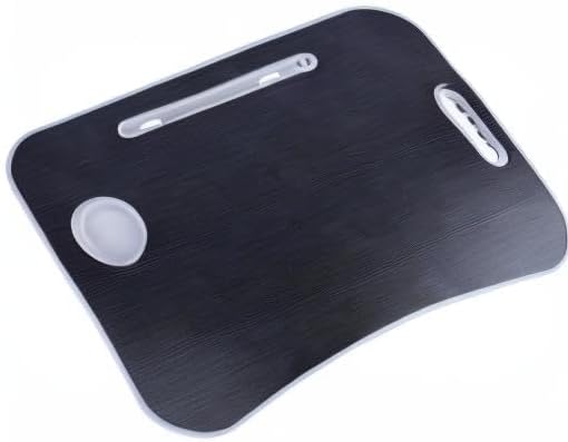 PrimoLiving klappbarer Laptoptisch mit Tassenhalterung - Handy-/Tabletschlitz Laptop Tisch für Couch