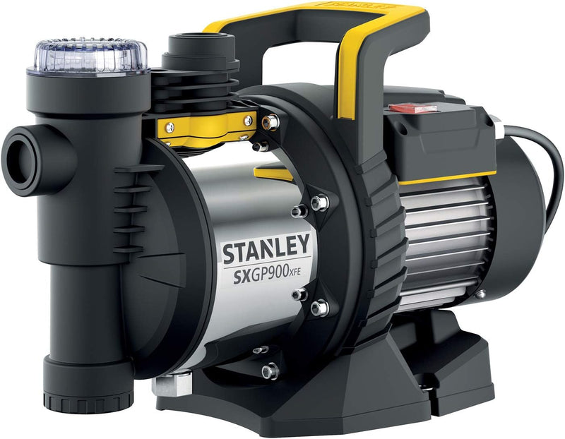 Stanely Selbstansaugende Pumpe SXGP900XFE für Klarwasser (900 W,max. Förderleistung 3.600 l/h, max.