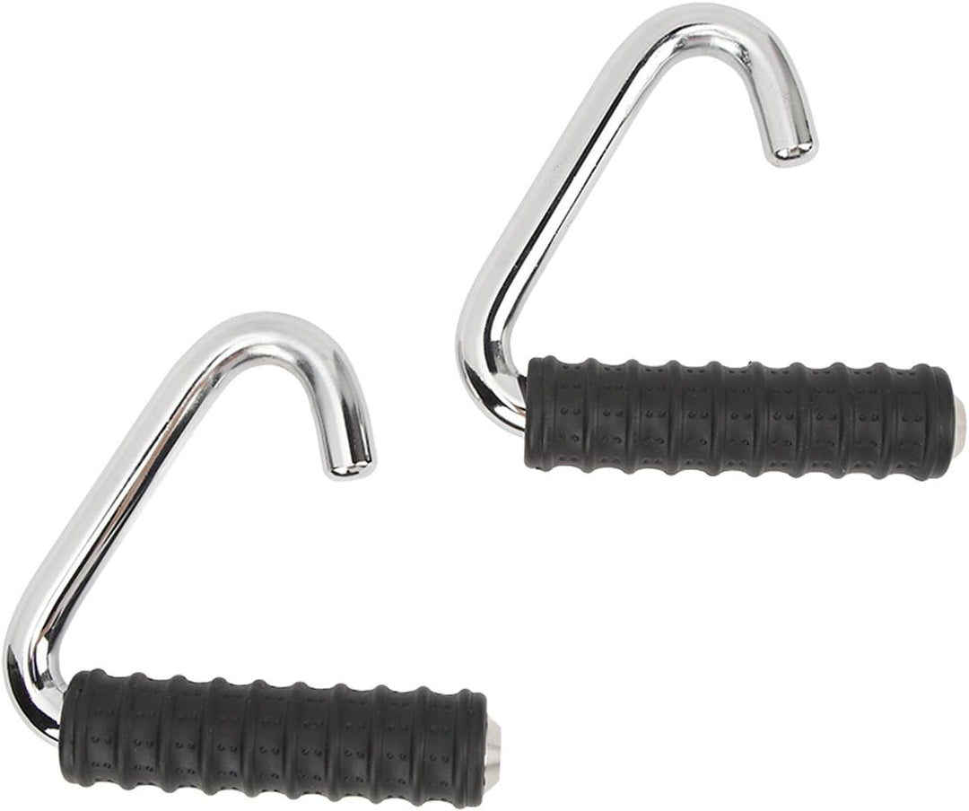 Klimmzugstangengriff, 2 Klimmzuggriffe, Robuste Trainingsgriffe, C-förmiger Griff, Stahl-Stretch-Bef