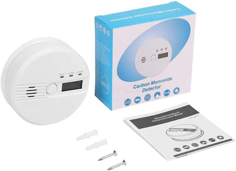 Kohlenmonoxid Warnmelder LCD Anzeige CO Melder 85Db Alarm Kohlenmonoxidsensor Kohlenmonoxid Melder m