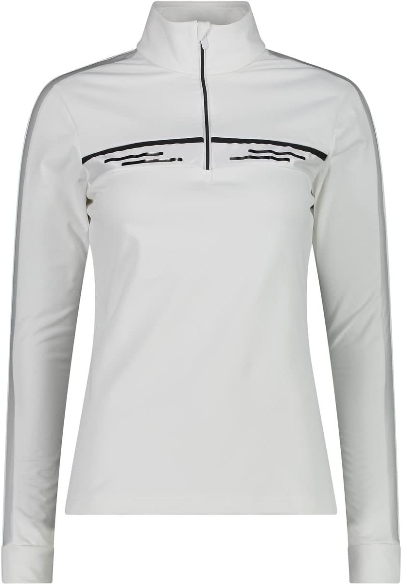 CMP Damen Pullover Kapuzenpullover Hoodie Bianco 40, Bianco 40