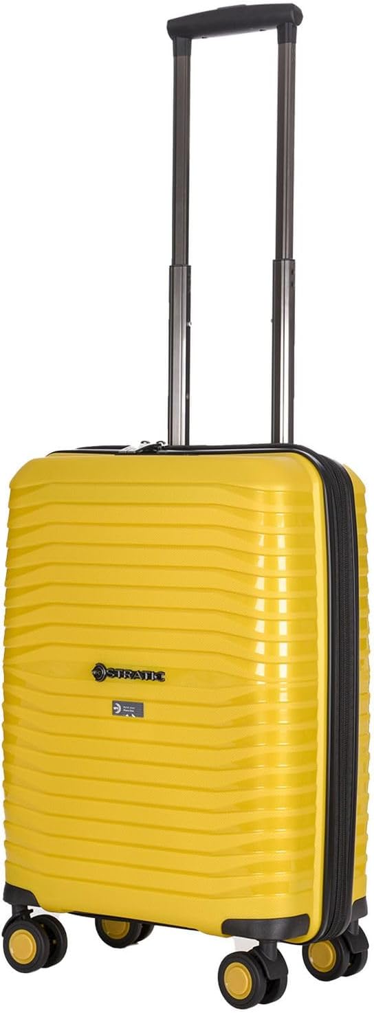 Stratic Bright+ Hartschalen-Koffer Trolley Handgepäck Koffer klein Reisekoffer, wasserabweisend, 4 R