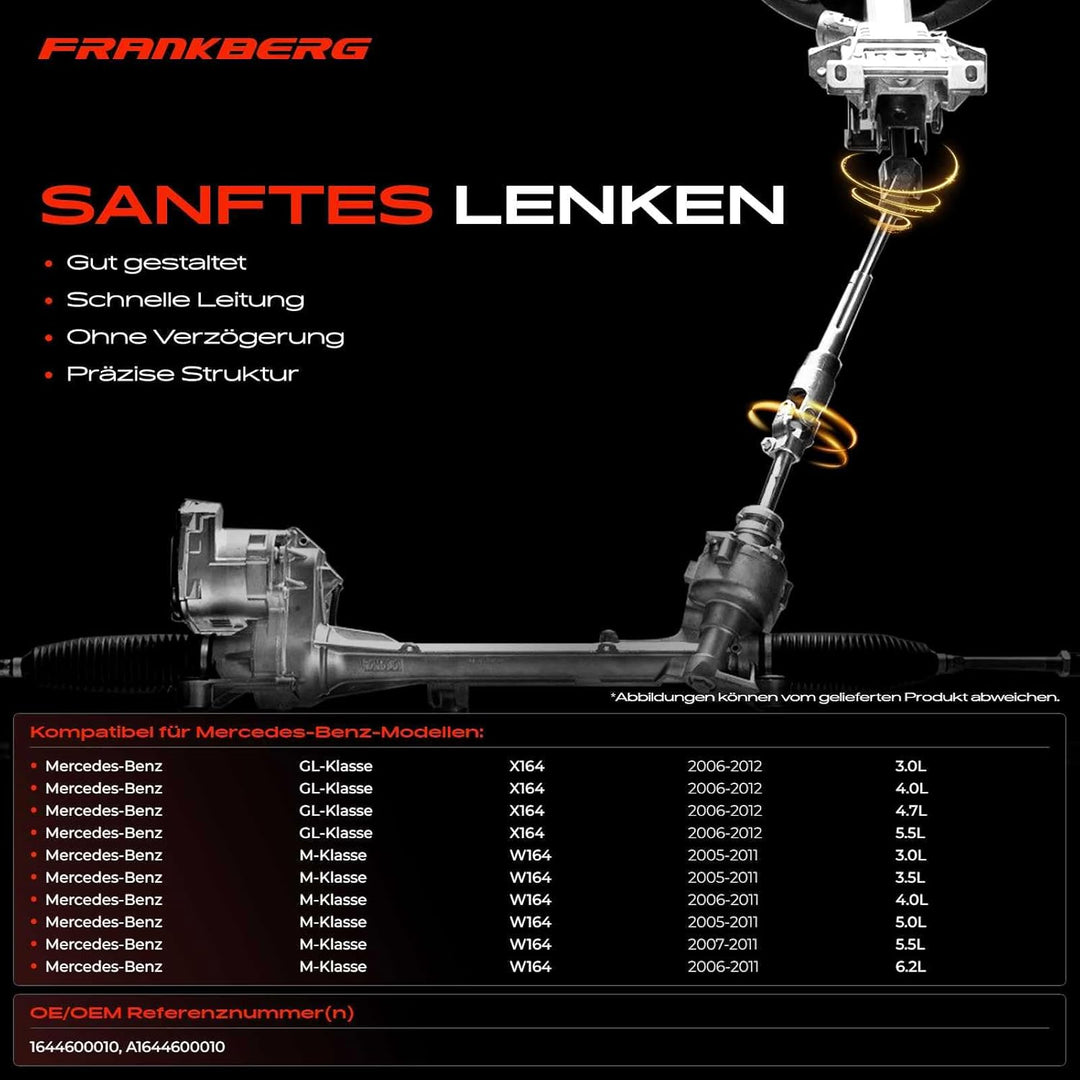 Gelenk Lenkwelle Lenksäule für GL-Klasse X164 GL320 GL350 GL450 M-Klasse W164 ML280 ML300 ML350 2005