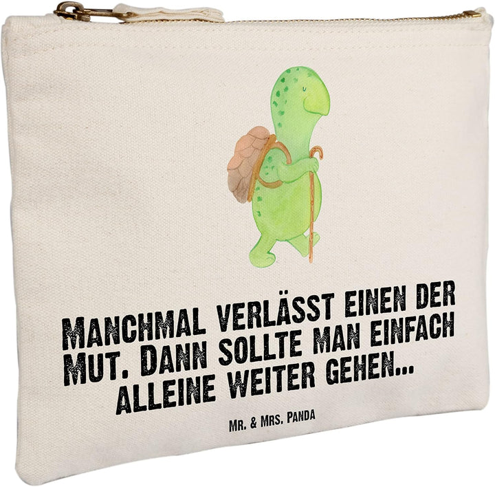 Mr. & Mrs. Panda Pouch Schildkröte Wanderer Grösse XL Grosse - Geschenk, Schulmäppchen, kosmetiktäsc