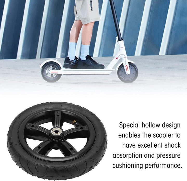 CUEI Scooter-Luftrad, 8 Zoll 200 x 45 aufblasbarer Luftreifen mit Schlauch, Rutschfester, verschleis