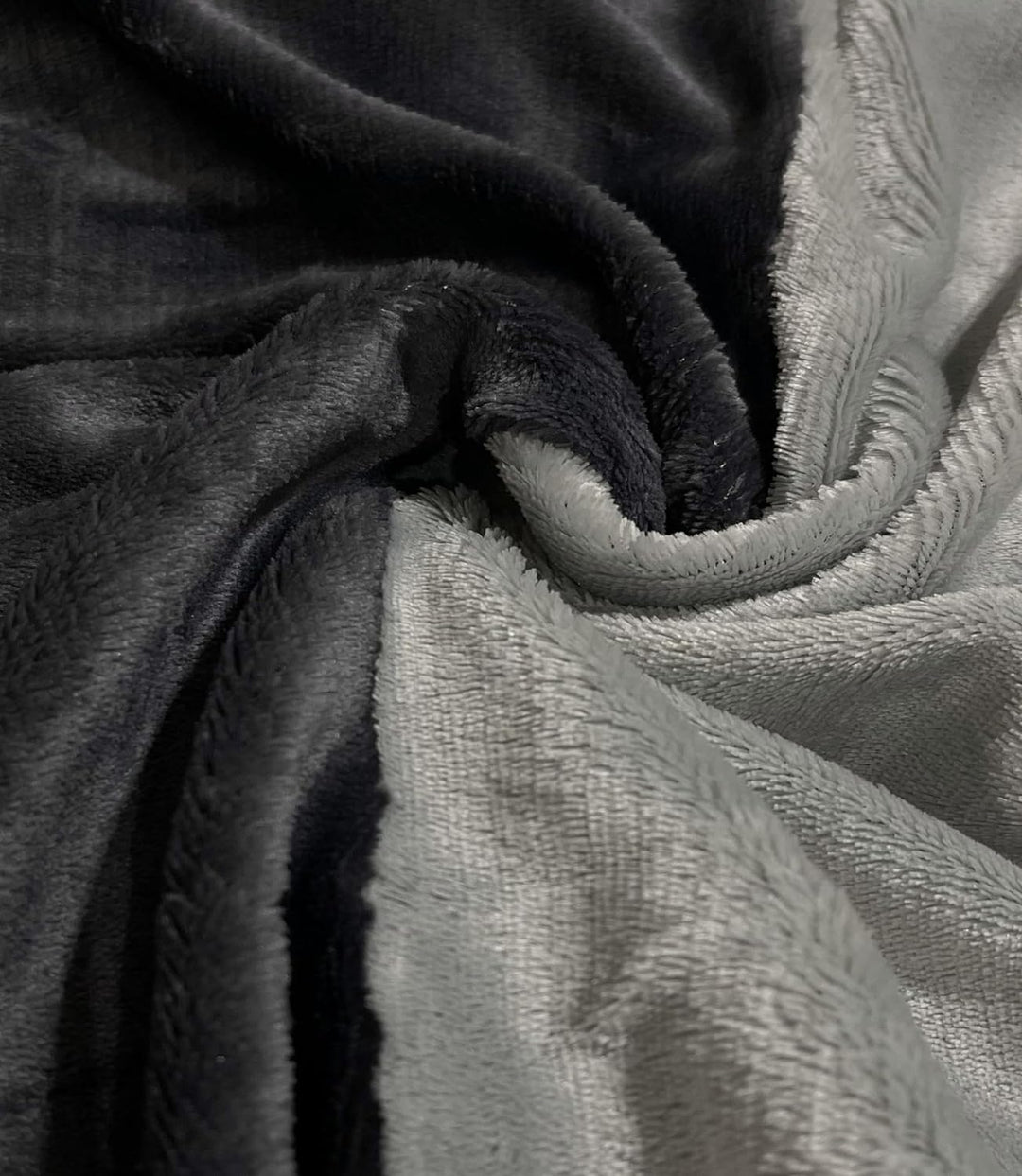 Leonado Vicenti Winter Plüsch Wende Bettwäsche 200 x 220 cm Uni Doppelkissen Bezug Premium Cashmere