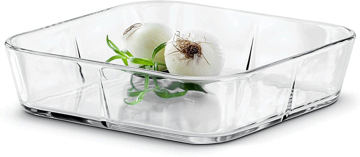 Rosendahl Ofenfeste Form 24x24 cm Grand Cru stapelbar klassisches Design, klar 2,45 l Ofenfeste Form