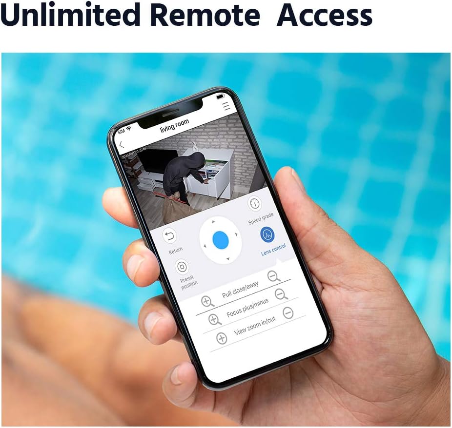 SANNCE WLAN Kamera Set 2 Stück 3MP nur für SANNCE 3MP WLAN Überwachungskamera System 2 Stück Kamera,