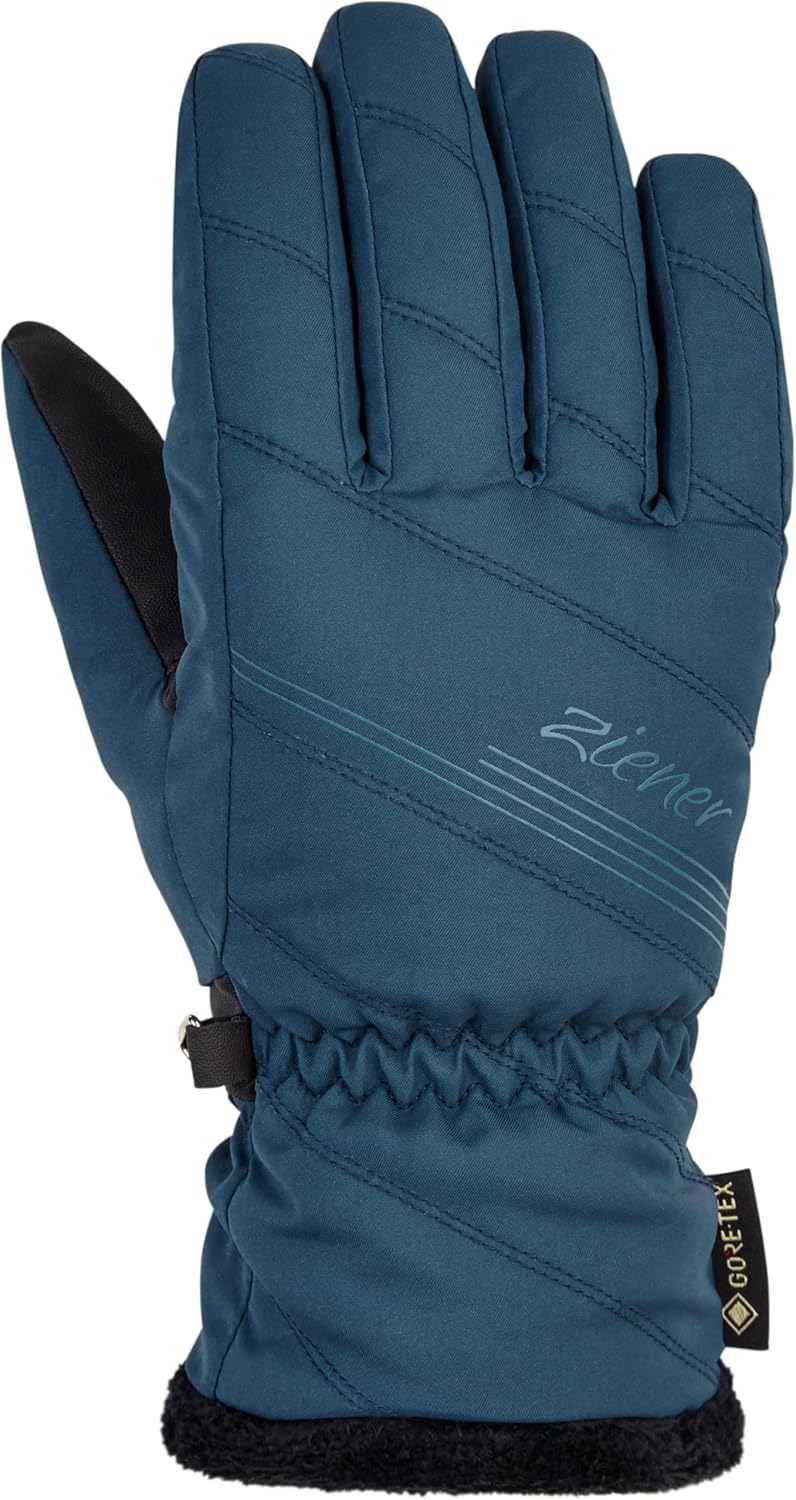 Ziener Damen Kasia Ski-Handschuhe/Wintersport | Gore-Tex 7.5 hale navy, 7.5 hale navy