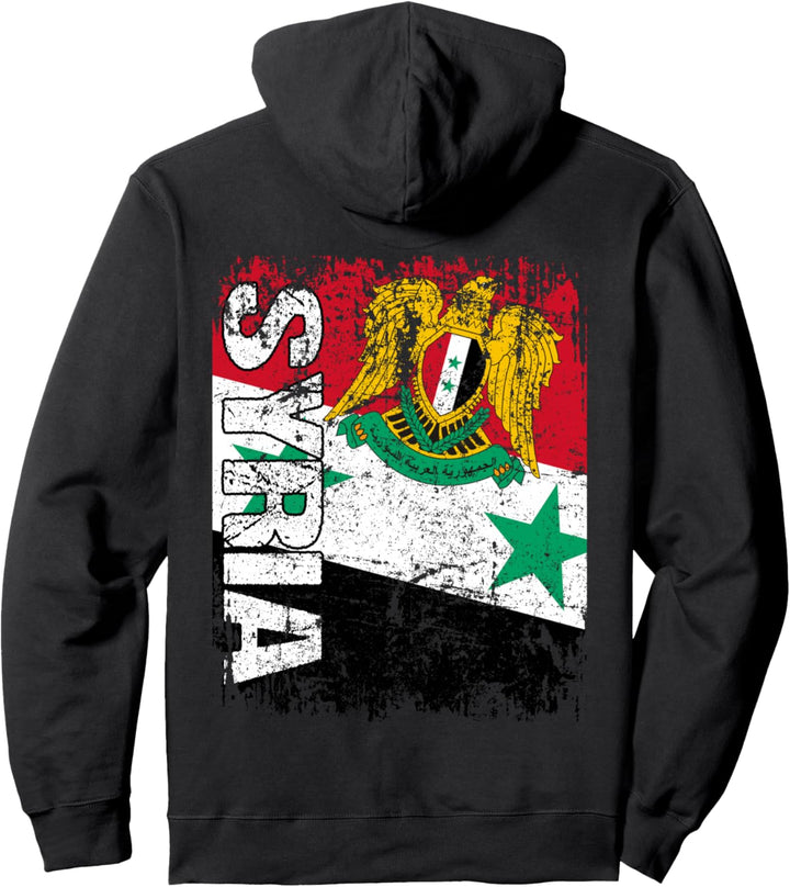 SYRIEN Flagge | Damen Herren Kinder SYRIEN Pullover Hoodie