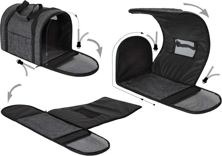 Katzentragetasche, Haustiertragetasche, Faltbare Hundetragetasche Transporttasche Transportbox, für