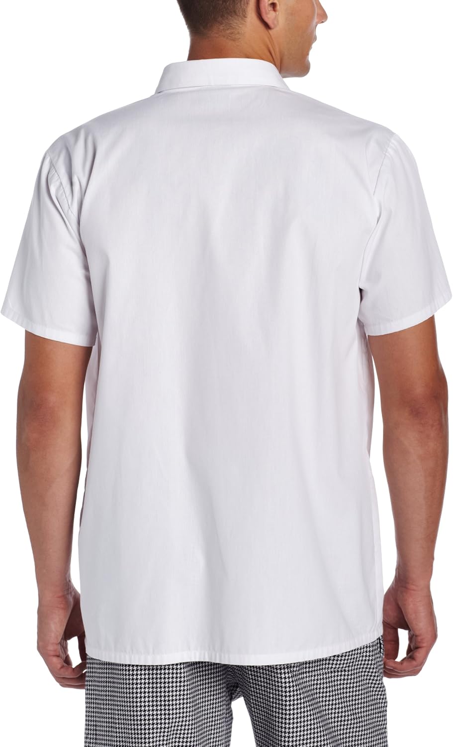 Dickies Herren Kochhemd mit Perlenknöpfen, Übergrösse XS Weiss, XS Weiss