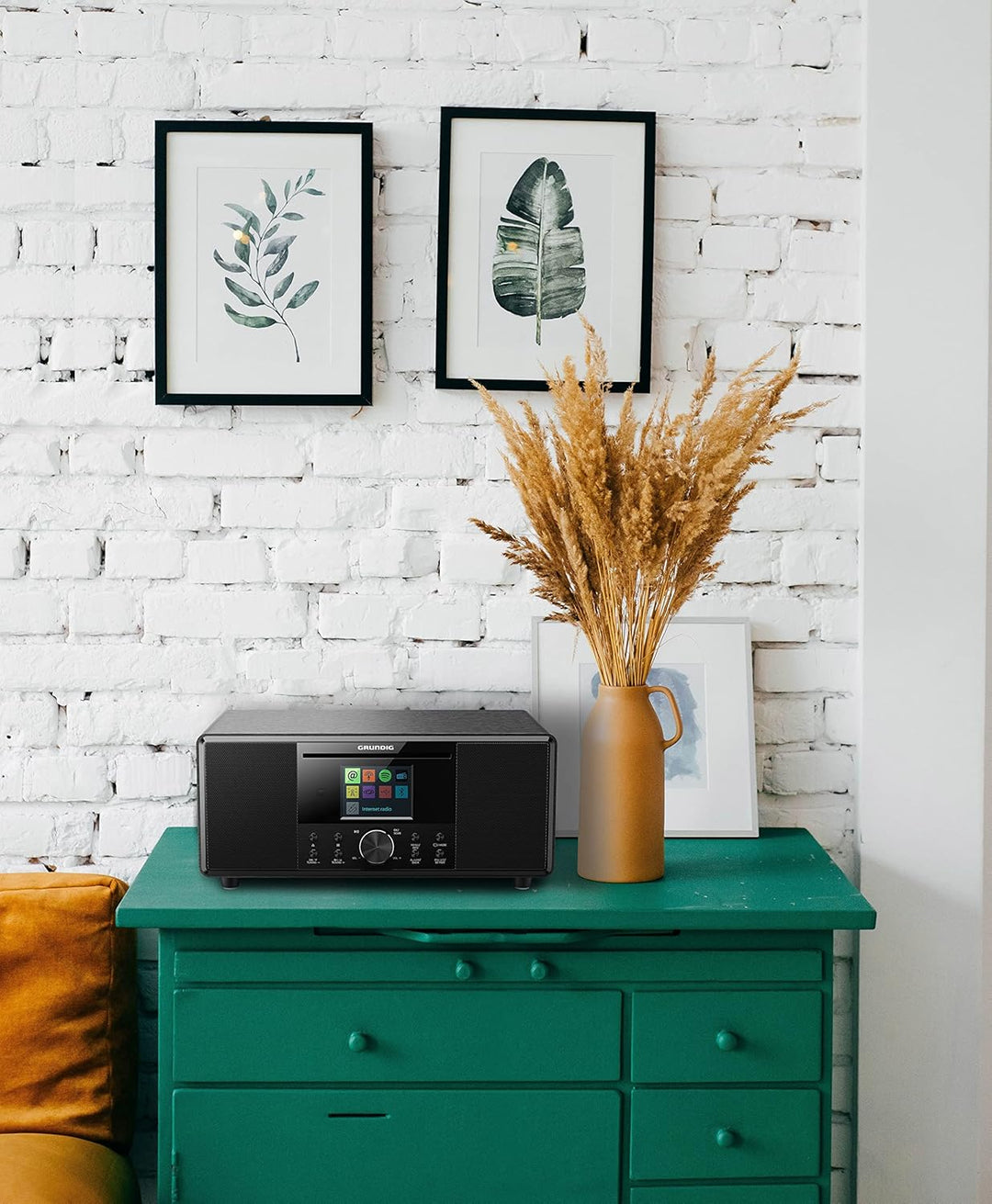 GRUNDIG DTR 4500 DAB+ Digital Radio schwarz Schwarz Stereo 2.0 / Bluetooth & DAB+ Single, Schwarz St