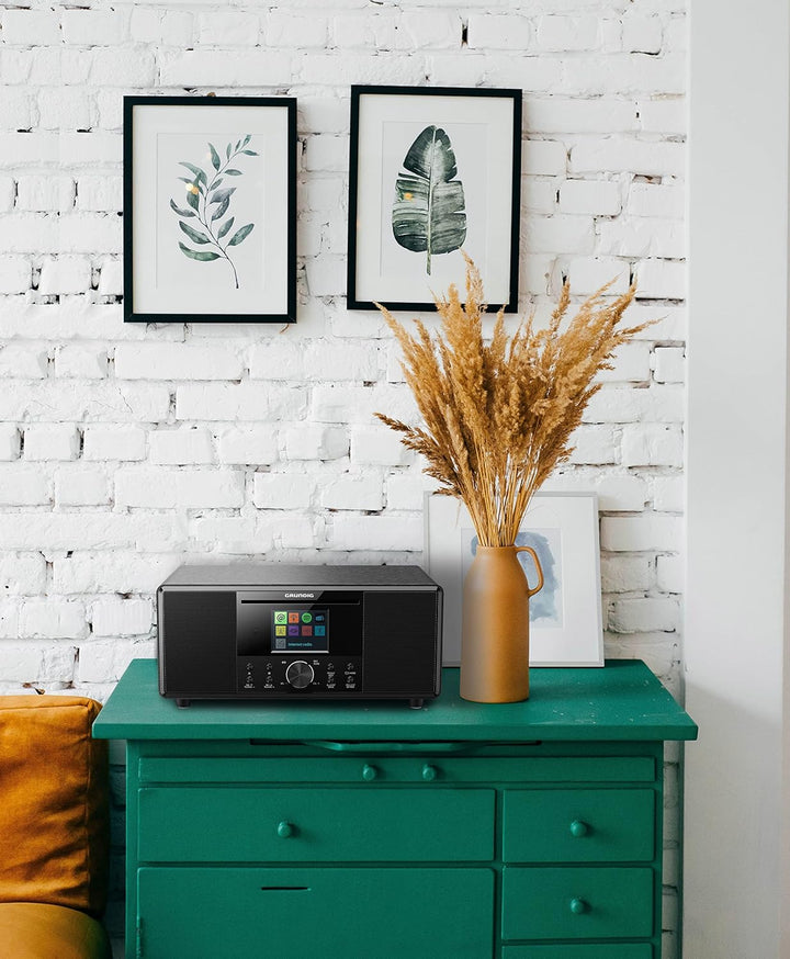GRUNDIG DTR 4500 DAB+ Digital Radio schwarz Schwarz Stereo 2.0 / Bluetooth & DAB+ Single, Schwarz St