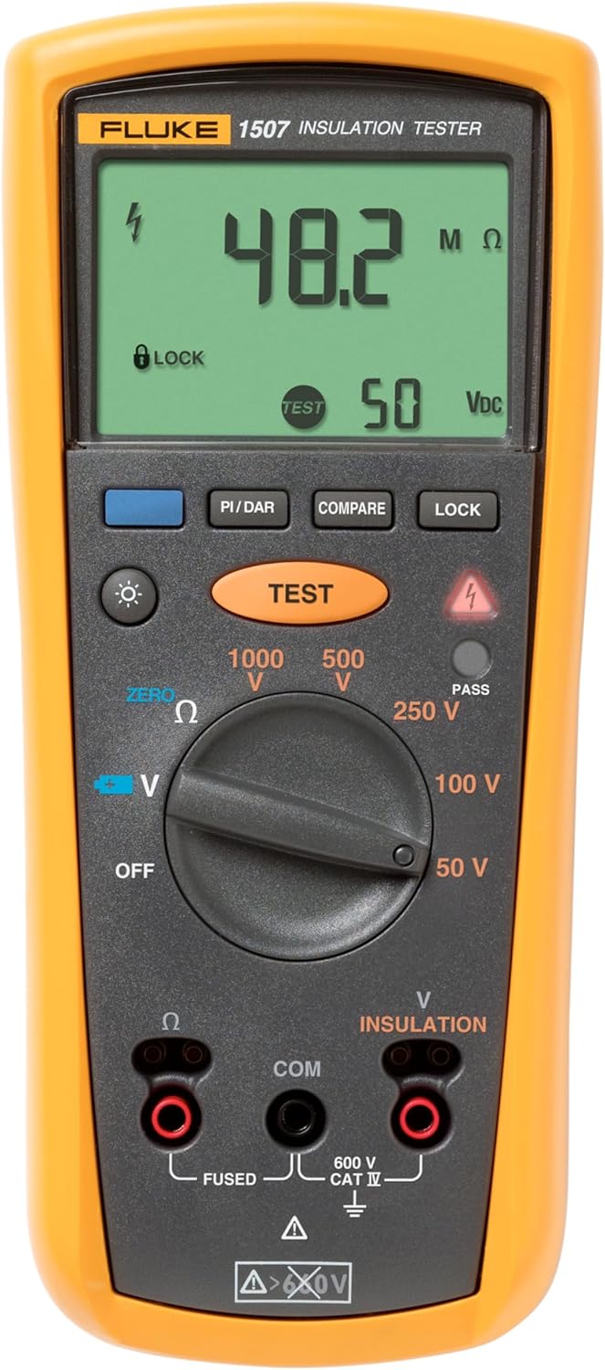 Fluke 1507 2427890 Isolationsmessgerät 0.01-10000 O Standard Widerstandstester., Standard Widerstand