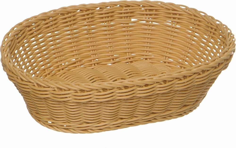 APS Korb, oval "PROFI LINE" - Körbchen, Flechtkorb aus Polypropylen - Abmessungen: 32 x 23 cm/Höhe: