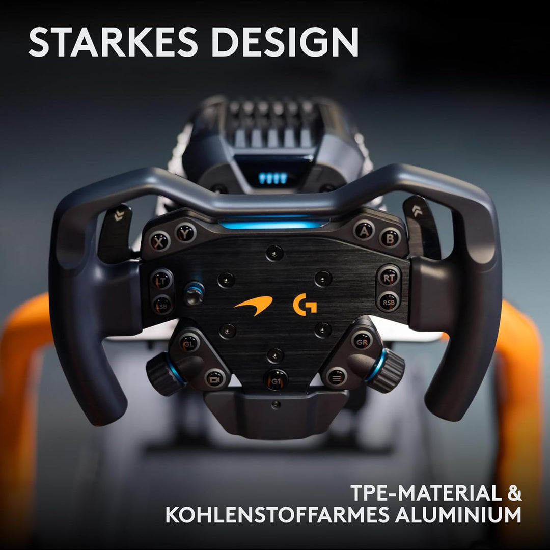 Logitech G RS Formula Wheel McLaren Racing Edition – Racing Sim Rennlenkrad für PC, Xbox, PlayStatio