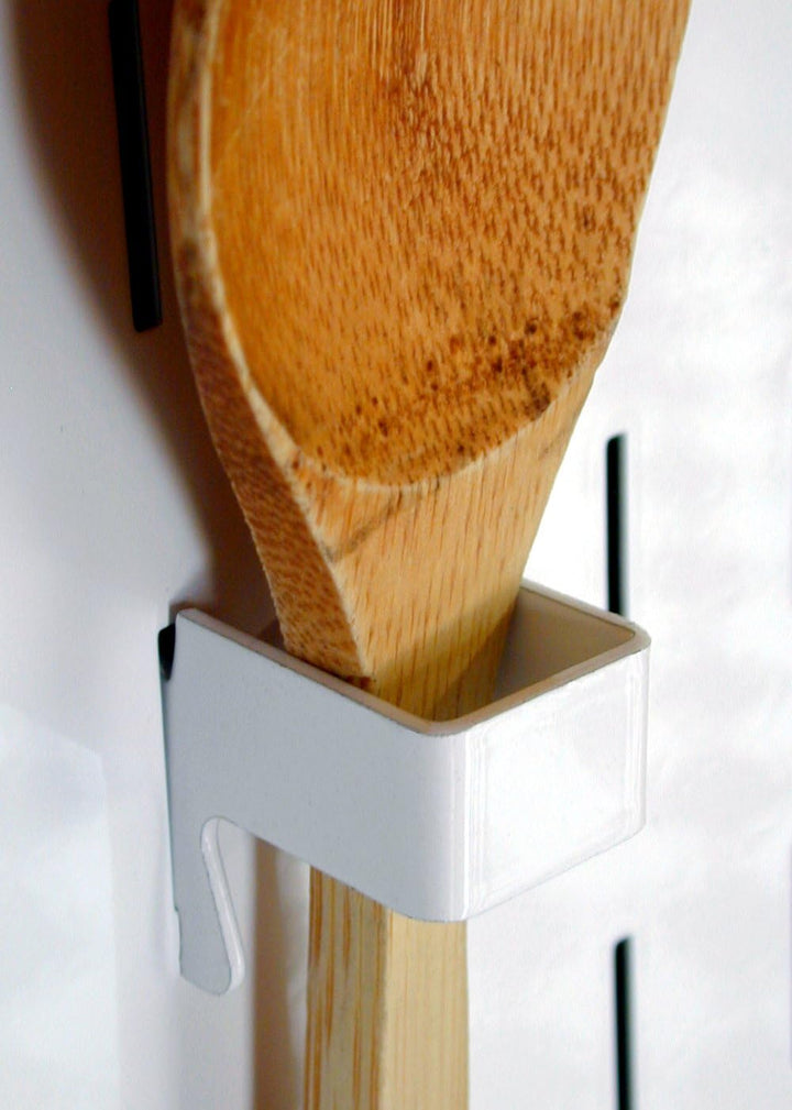 Wandplatte KT-200-DLX B, Aufbewahrungsplatte mit Schlitzen, Deluxe-Haken-Sortiment, KT-200-DLX W Wei