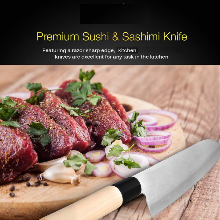 SekiRyu Santoku Küchenmesser, Edelstahl, Silber