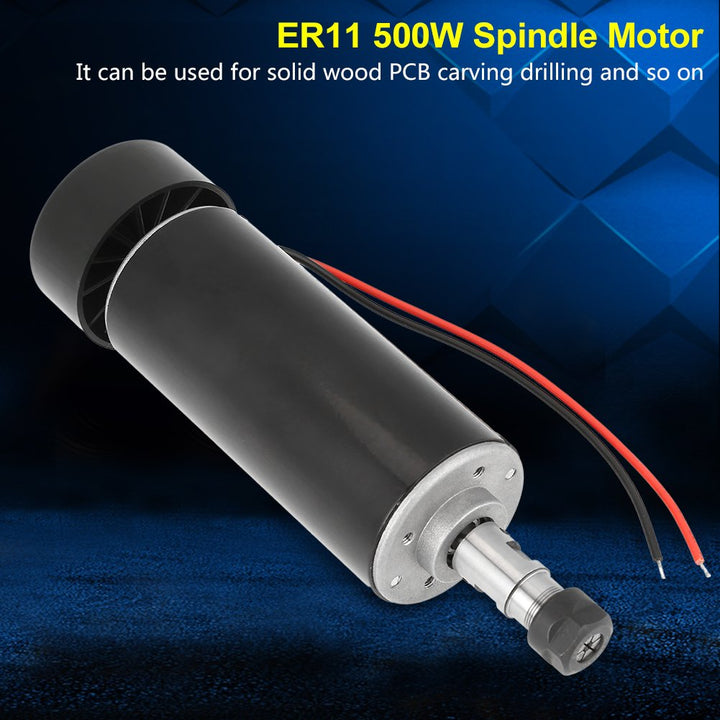 Spindelmotor, ER11 500W High Speed Brushless PCB Spindelmotor DIY Engraver Zubehör für Massivholz PC