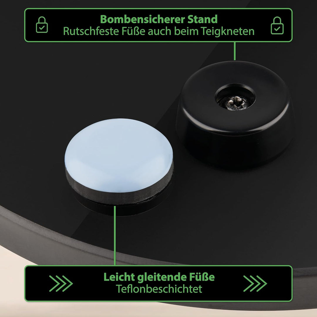Ruhrzauber® Gleitbrett für Thermomix TM6 &amp; TM5 - Leicht Verschiebbares Brett für Thermomix TM6 / TM5