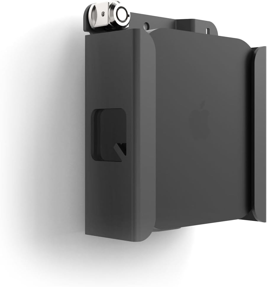 Inklusive Sicherheitshalterung für Apple TV mit Verriegelungskopf