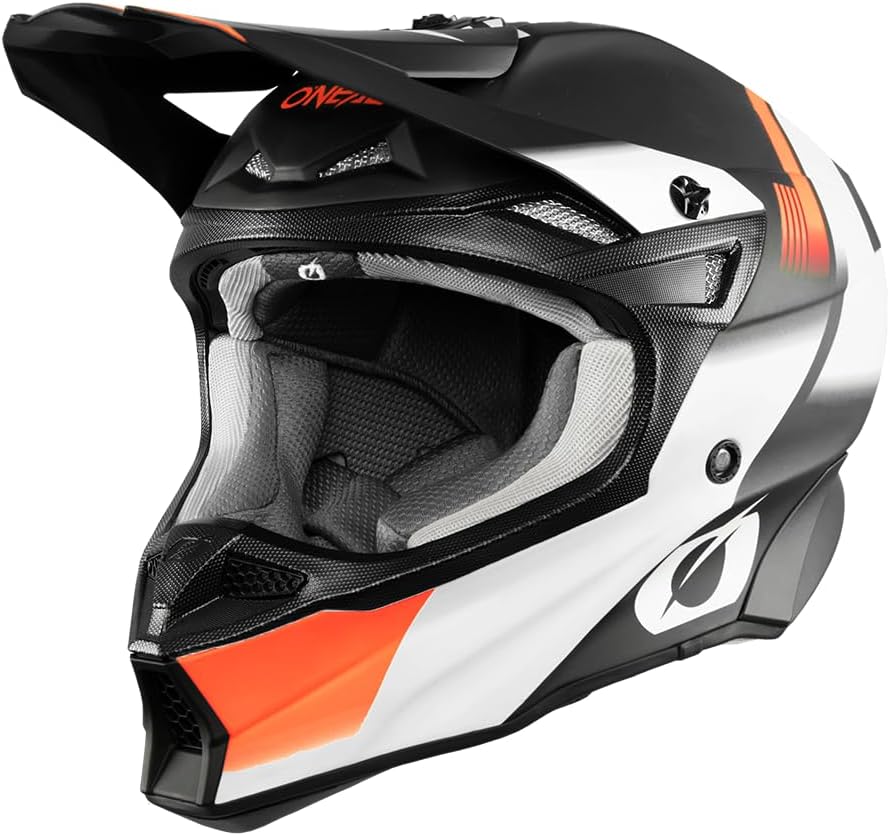O'NEAL 10SRS Hyperlite Helm, Black/Neon Yellow