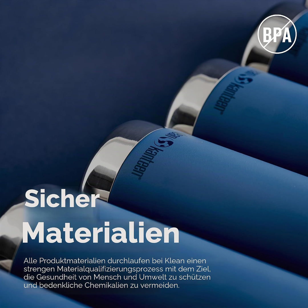 Klean Kanteen Herren tkwide Vi Trinkflasche Einheitsgrösse Real Teal, Einheitsgrösse Real Teal