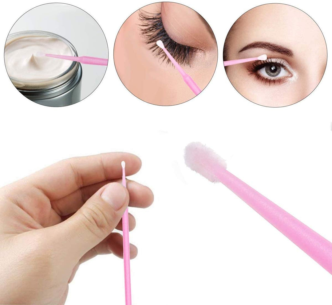 Wimpernverlangerung Set, TwoWin Make-up Trainieren Bausatz mit Wimpernpolster Bürste Verlängerungsri