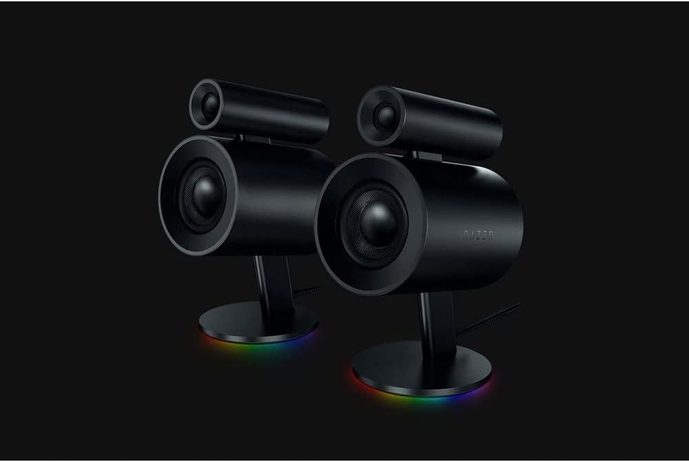 Razer Nommo Pro - 2.1 Virtual Surround Premium Gaming und Heimkino Lautsprecher System mit THX-Zerti