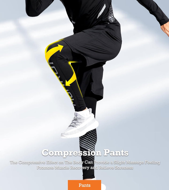 5pcs Trainingsanzug Herren Activewear Laufshirt Schwitzanzug Sportbekleidung Schwitzanzug Kompressio
