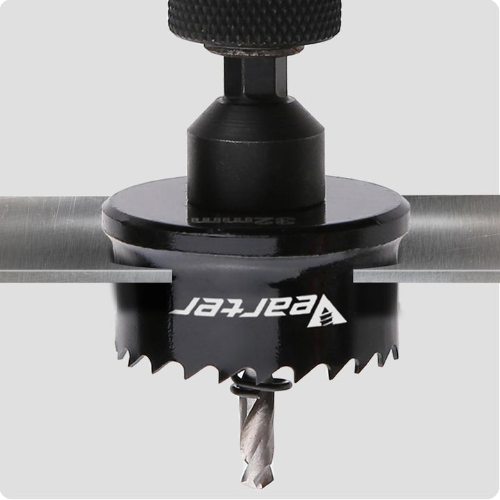 Vearter Bi-Metall Lochsäge, 16-40mm 6 Stück Lochsäge Set Bohrkrone, Dünnwandiges Kobalt M42 Lochkrei