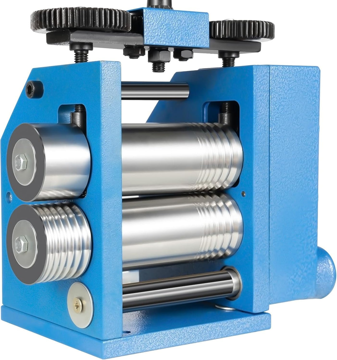Manual Rolling Mill Machine Rollmühle Handwalzwerk Maschine Walzenmaschine mit Handkurbel Manuelle S
