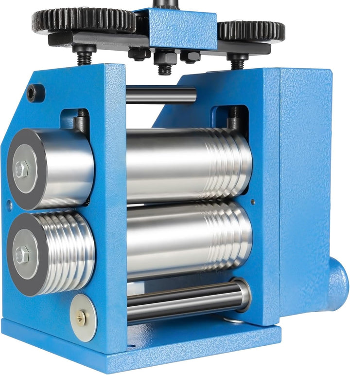 Manual Rolling Mill Machine Rollmühle Handwalzwerk Maschine Walzenmaschine mit Handkurbel Manuelle S