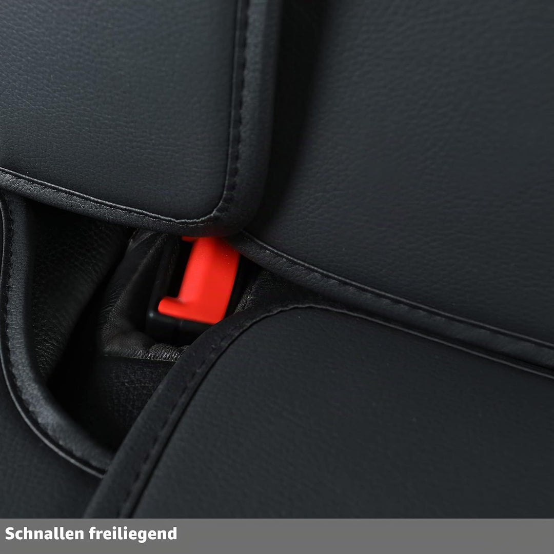 Kunstleder-Autositzbezüge, universell passend für die meisten Pkw, SUV, Limousinen und LKW, Rücksitz