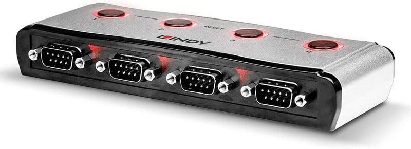 LINDY 42858 USB auf 4 Port Seriell Konverter, USB-Seriell-Konverter 4 Port LINDY USB-auf-Seriell-Ada