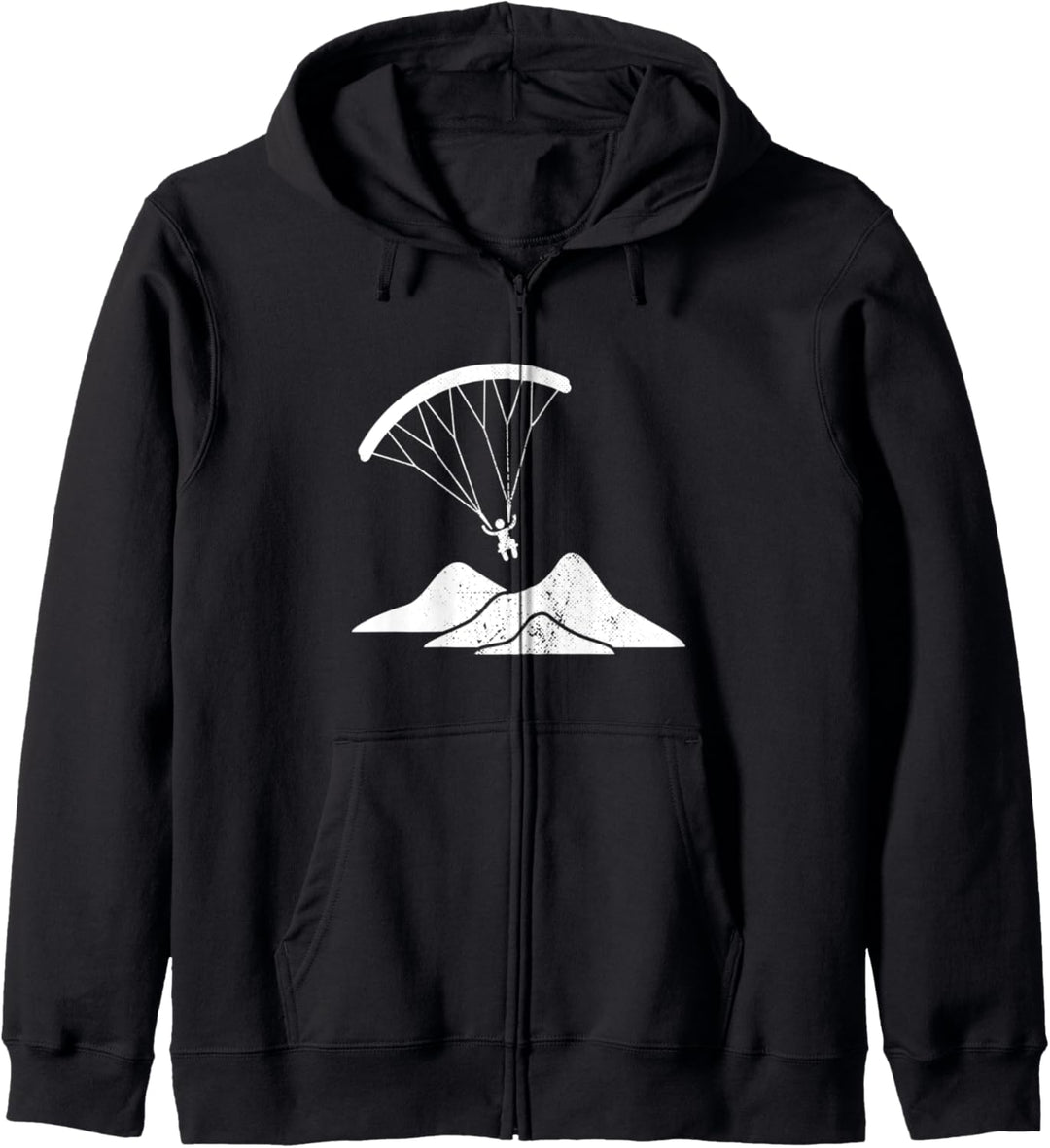 Fallschirmspringen Geschenke Silhouette des Kapuzenjacke