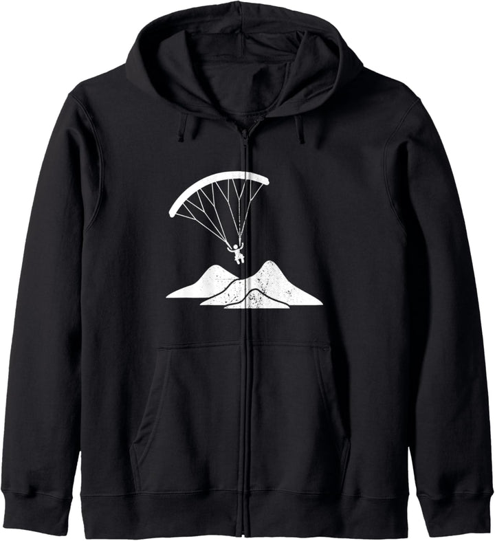 Fallschirmspringen Geschenke Silhouette des Kapuzenjacke