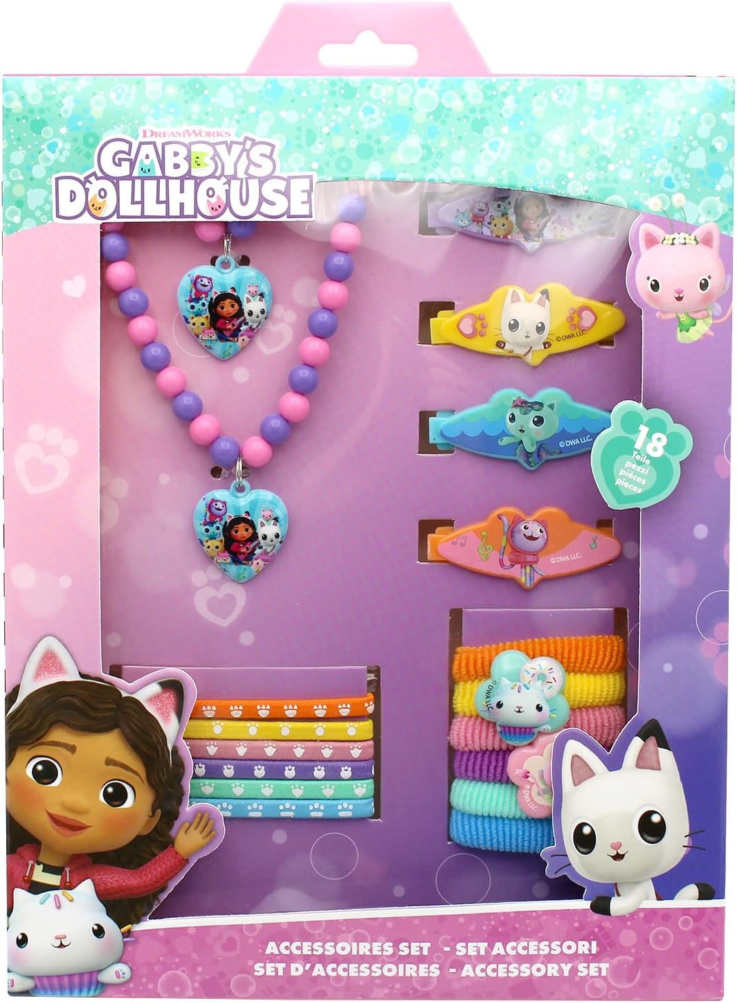 Joytoy Gabby's Dollhouse Accessoiresset 18 TLG. - in Geschenkpackung 18,5x2,5x26 cm