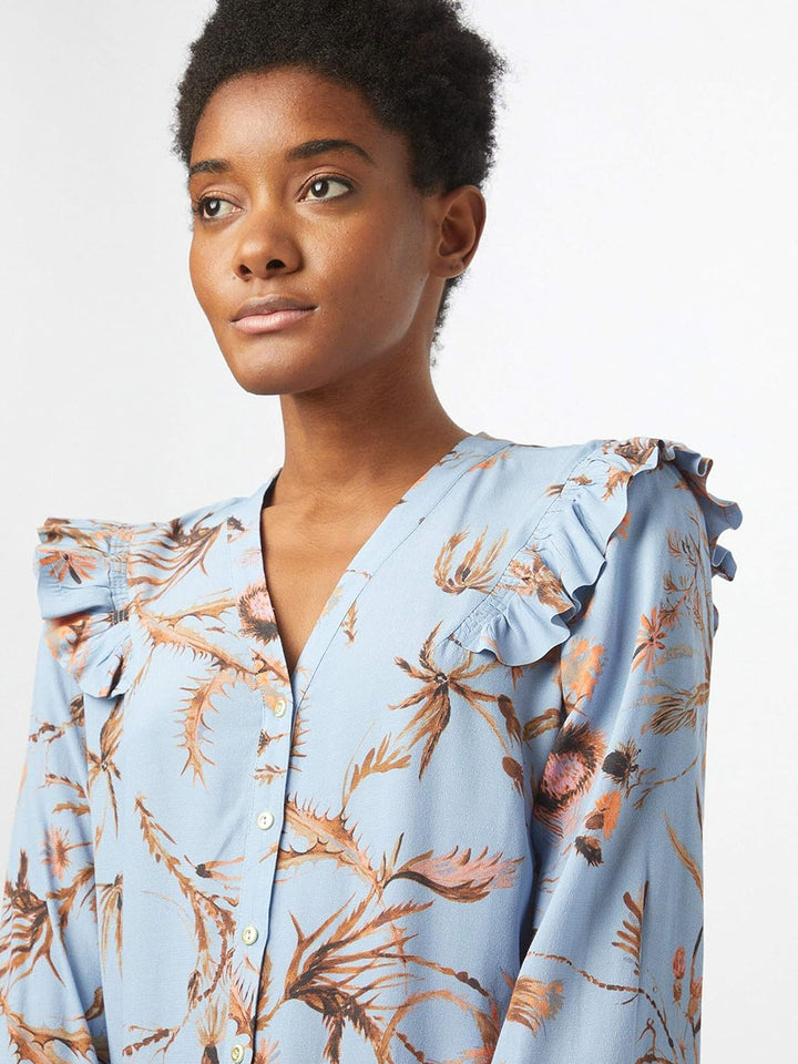 Mos Mosh Damen Bluse Debby Thistle blau S