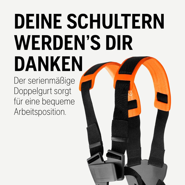 Husqvarna 135R Benzin-Freischneider mit Bullhorn-Griff – 34,6-cm³-X-Torq®-Motor, 47 cm Schnittbreite