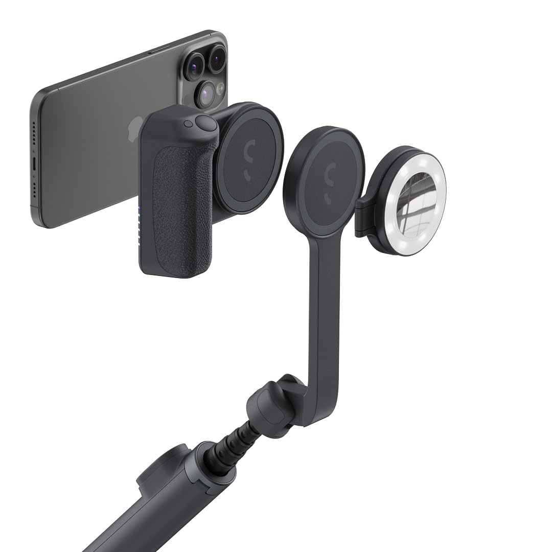 ShiftCam Travel Kit Pro - Mobile Creator Bundle mit SnapGrip Pro (Qi2 Charging), SnapPocket Light &amp;