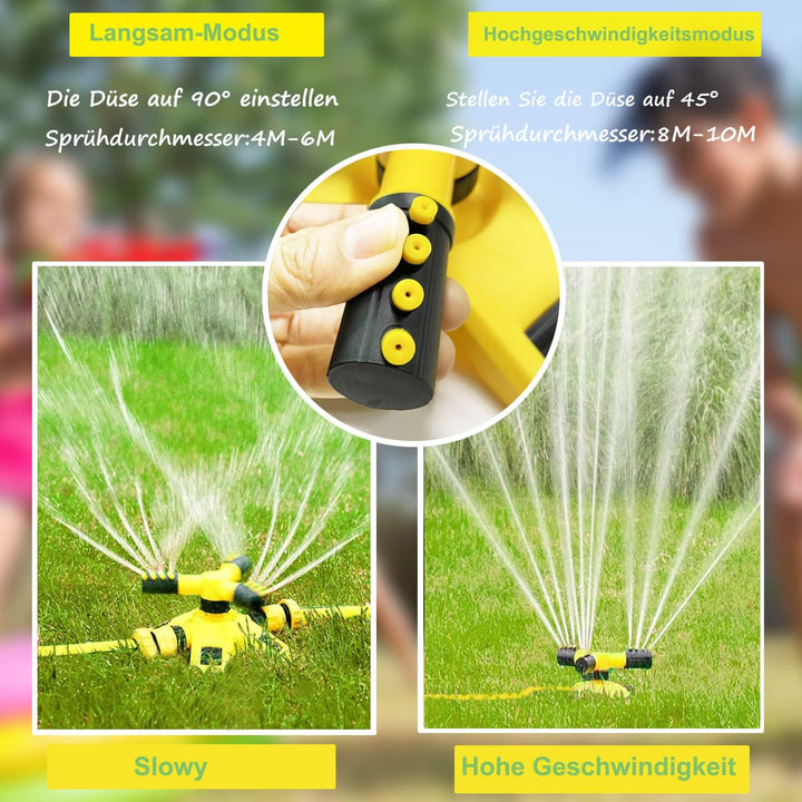 Wassersprinkler,Sprinkler Spielzeug für Kinder,Wasserspielzeug Garten,Rasensprenger,Wassersprenger,O