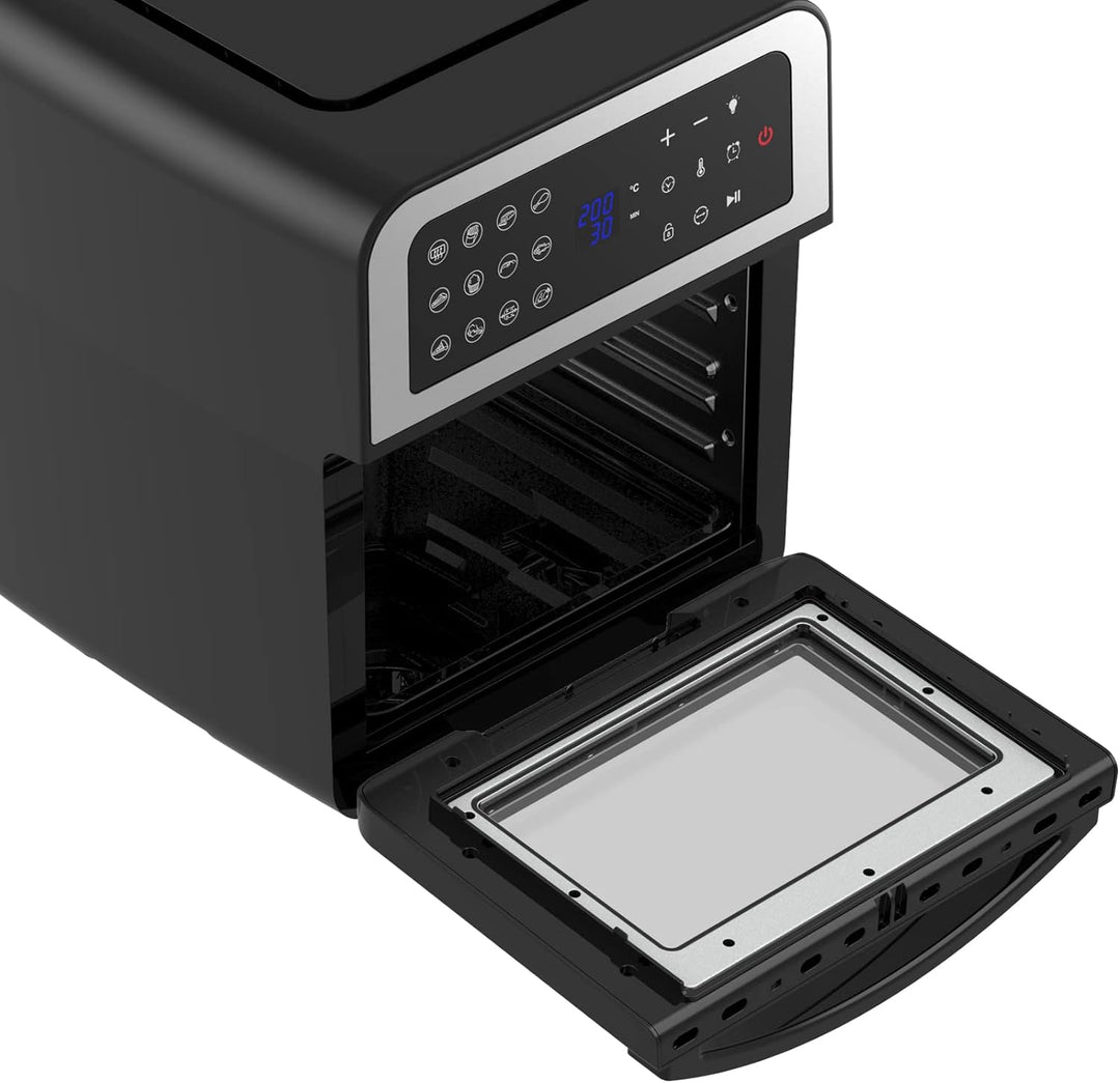 DMS XXXL 12 Liter Heissluftfritteuse Fritteuse| Backofen | Heissluftgrill | Dörrautomat | Drehgrill