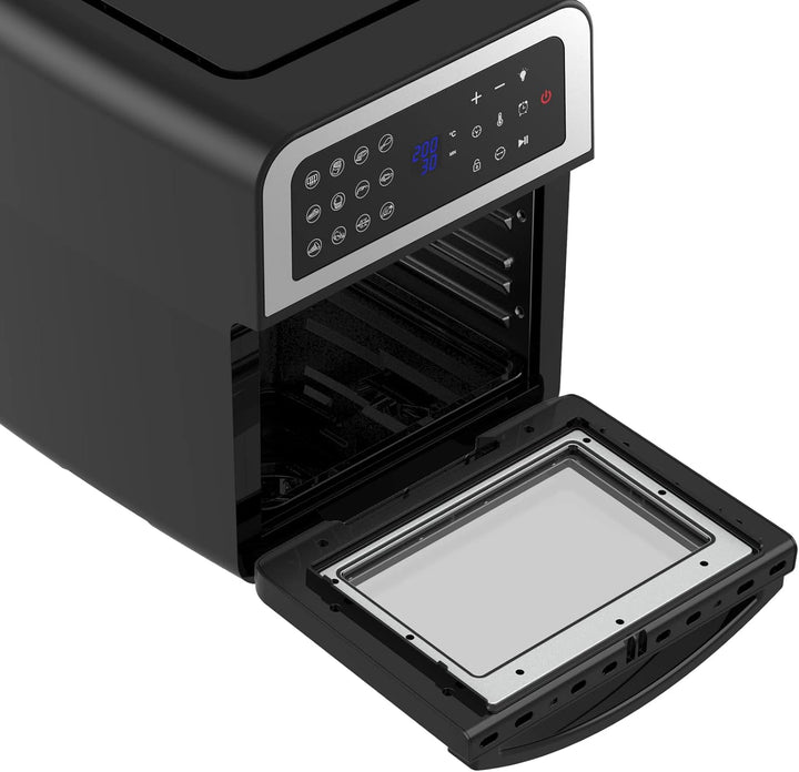 DMS XXXL 12 Liter Heissluftfritteuse Fritteuse| Backofen | Heissluftgrill | Dörrautomat | Drehgrill