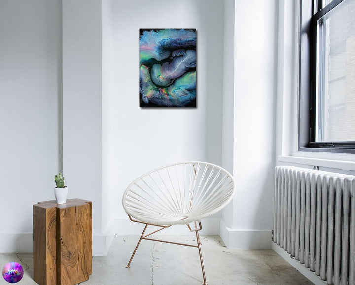 Original Gemälde Abstrakte Malerei - moderne hochglanz Wandbilder - Resin Art Kunst Bild Harz Unikat