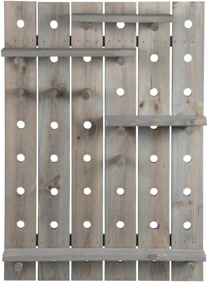 Esschert Design STECKBRETT Wandboard Garten Werkzeug Holz verstellbar Geräte