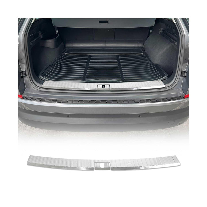 Ladekantenschutz Stossstangenschutz kompatibel mit Skoda Kodiaq NS7 2017-2023 Edelstahl Chrom Glanz,