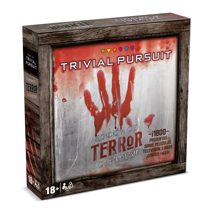 Winning Moves Trivial Pursuit de Terror - Brettspiel mit 1800 Fragen - spanische Version